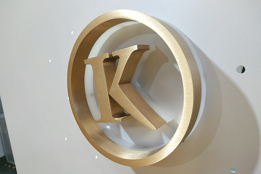 LED鈦金背光字製作有什麽優勢和工藝流程？