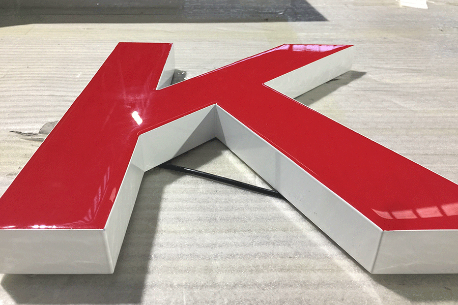 不鏽鋼樹脂字發光標識製作工序和工藝流程有哪些？